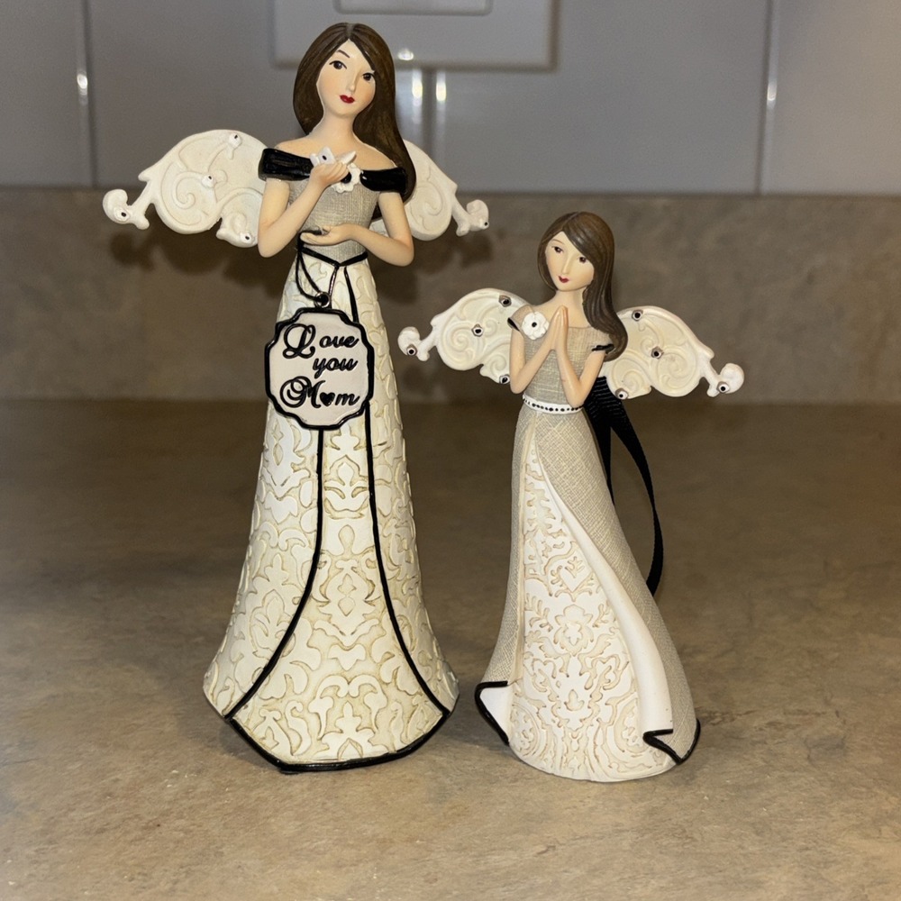 Pavilion Gift Modeles 88133 2013 Love You Mom, 88045 2010 Prayer Angel Figurines